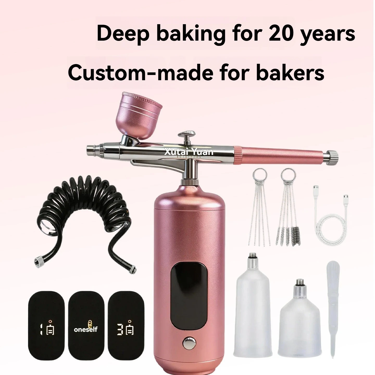 Cake Airbrush Color Airbrush Sandblasting Machine Sandblasting Gun Baking Mousse Chocolate Sandblasting Complementary Color
Cake Airbrush Color Airbrush Sandblasting Machine Sandblasting Gun Baking Mousse Chocolate Sandblasting Complementary Color