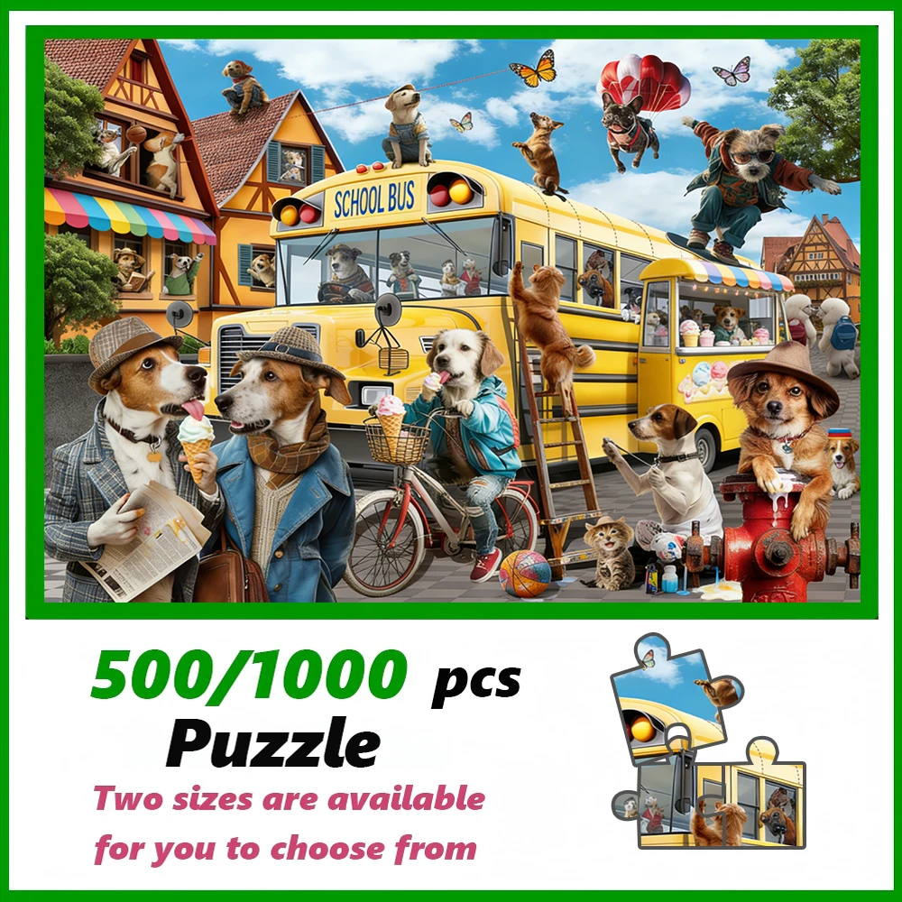 A high-quality 500/1000-piece puzzle, perfect for adults, is a fun family game that helps relieve stress and is great for birthd
A high-quality 500/1000-piece puzzle, perfect for adults, is a fun family game that helps relieve stress and is great for birthd