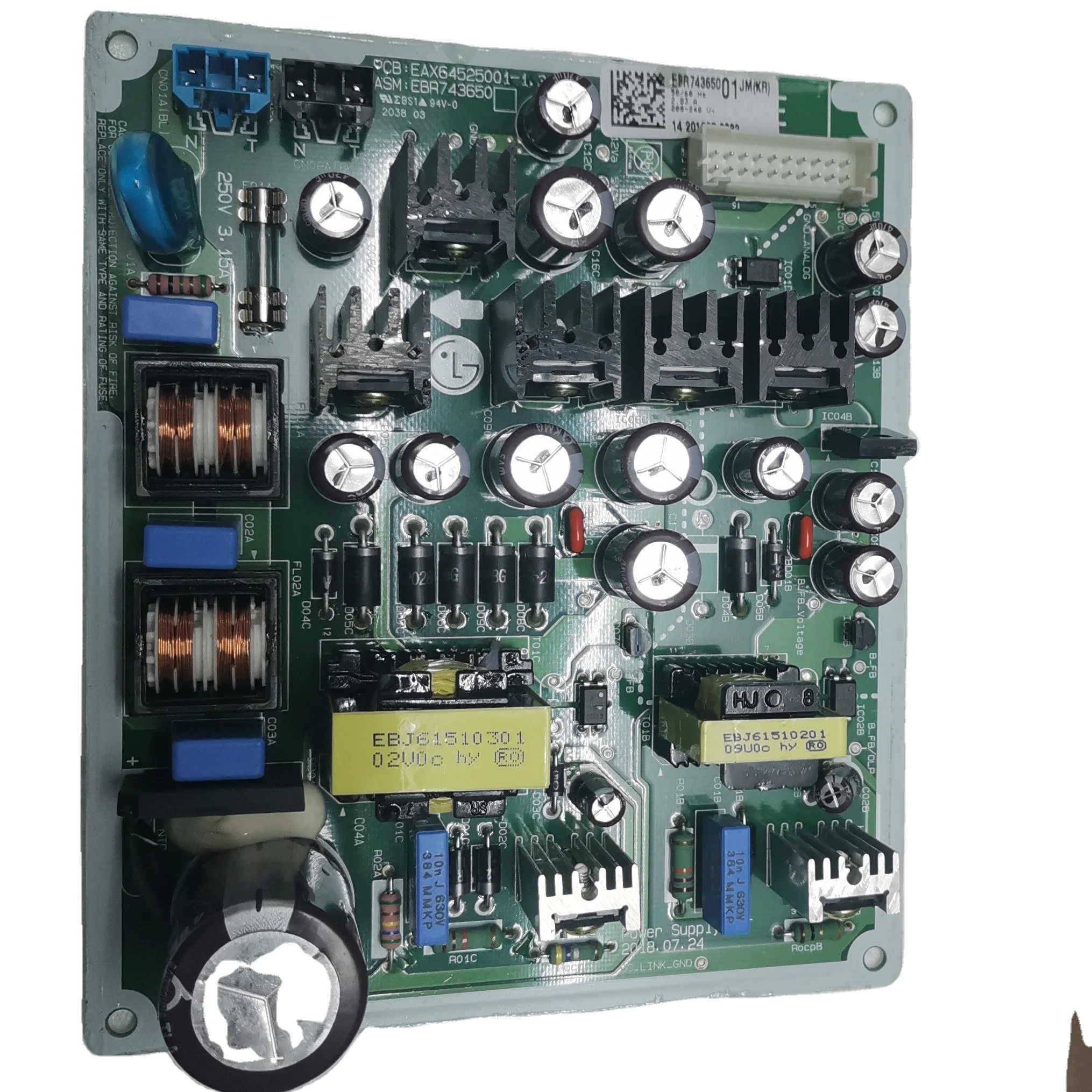 Brand New Suitable for central air conditioning power control board EBR74365001 EBR743650 EAX64525001-1.3 Circuit board
Brand New Suitable for central air conditioning power control board EBR74365001 EBR743650 EAX64525001-1.3 Circuit board
