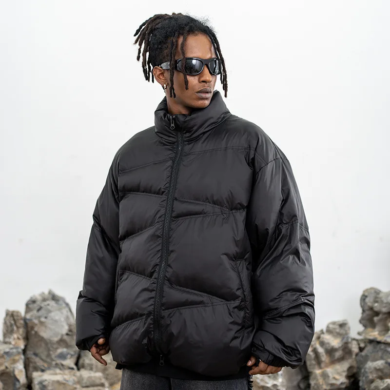 Модная городская мужская хлопковая куртка с воротником на молнии, однотонная, новинка, в американском уличном стиле, утепленная
Модная городская мужская хлопковая куртка с воротником на молнии, однотонная, новинка, в американском уличном стиле, утепленная