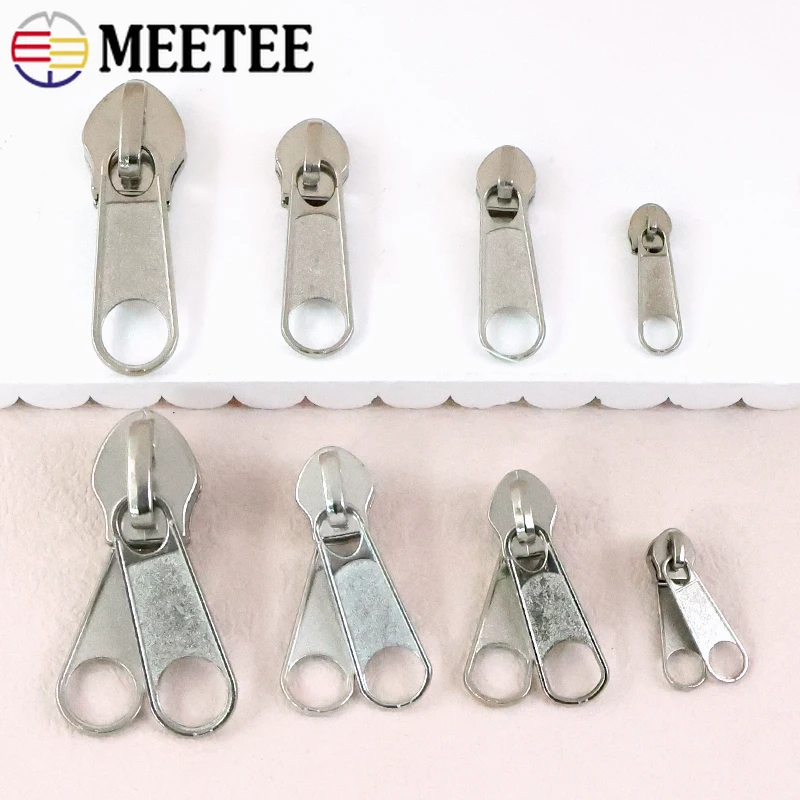 10-30Pcs 3# 5# 8# 10# Nylon Zipper Sliders Single/Double Zip Puller Head Bags Clothes Zippers Repair Kit DIY Sewing Accessories
10-30Pcs 3# 5# 8# 10# Nylon Zipper Sliders Single/Double Zip Puller Head Bags Clothes Zippers Repair Kit DIY Sewing Accessories