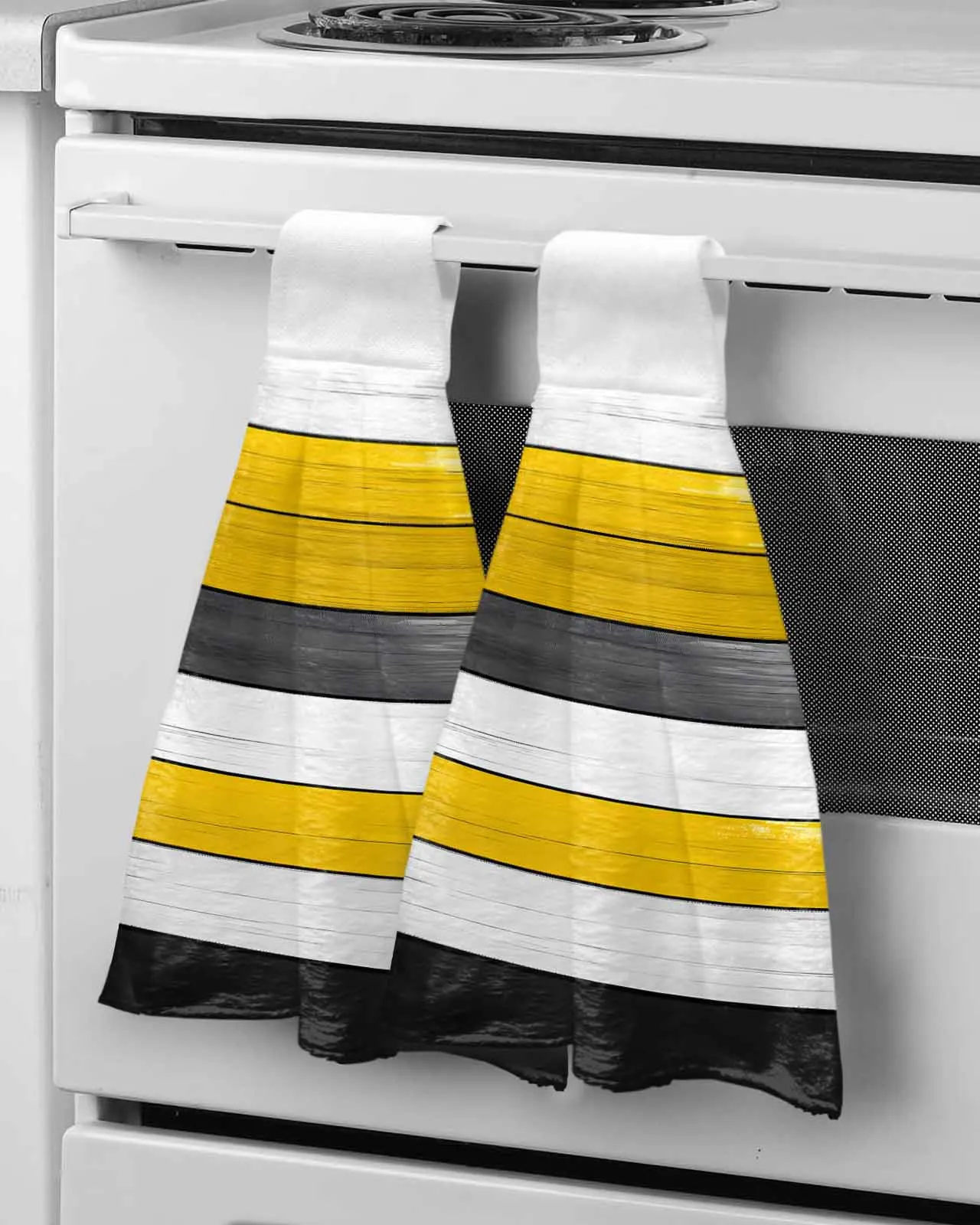 Wood Grain Yellow Black Bathroom Hand Towel Kitchen Absorbent Custom Hanging Wipe Towel Soft Hand Cloth
Wood Grain Yellow Black Bathroom Hand Towel Kitchen Absorbent Custom Hanging Wipe Towel Soft Hand Cloth