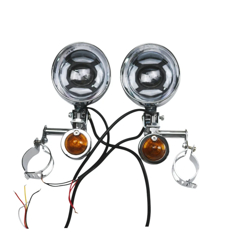 Motorcycle Spot Light Turn Signal Lamp Driving Passing Auxiliary Indicator Fit Most Motorcycle That with 33-43 MM Fork Tubes
Motorcycle Spot Light Turn Signal Lamp Driving Passing Auxiliary Indicator Fit Most Motorcycle That with 33-43 MM Fork Tubes