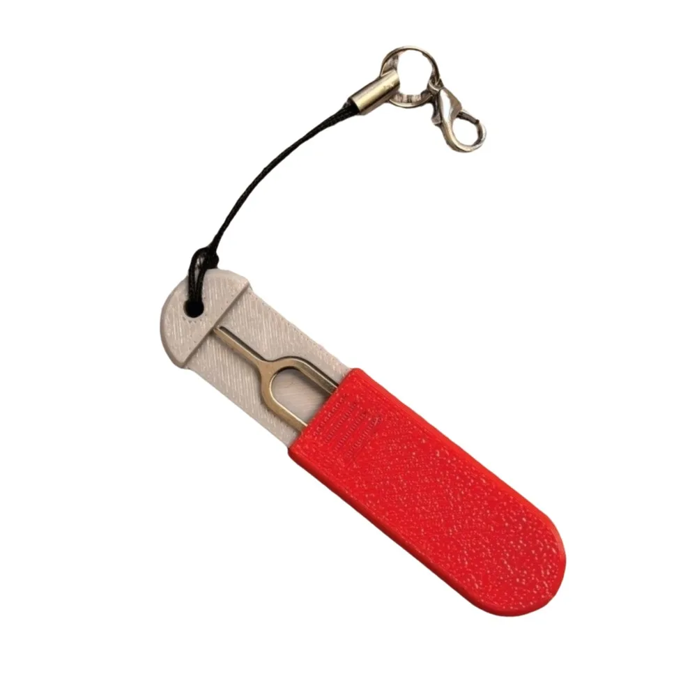 3D Printed SIM Card Ejector Pin Storage Box with Eject Pin Universal Top Pin Organizer with Keychain SIM Tray Tool Travel
3D Printed SIM Card Ejector Pin Storage Box with Eject Pin Universal Top Pin Organizer with Keychain SIM Tray Tool Travel