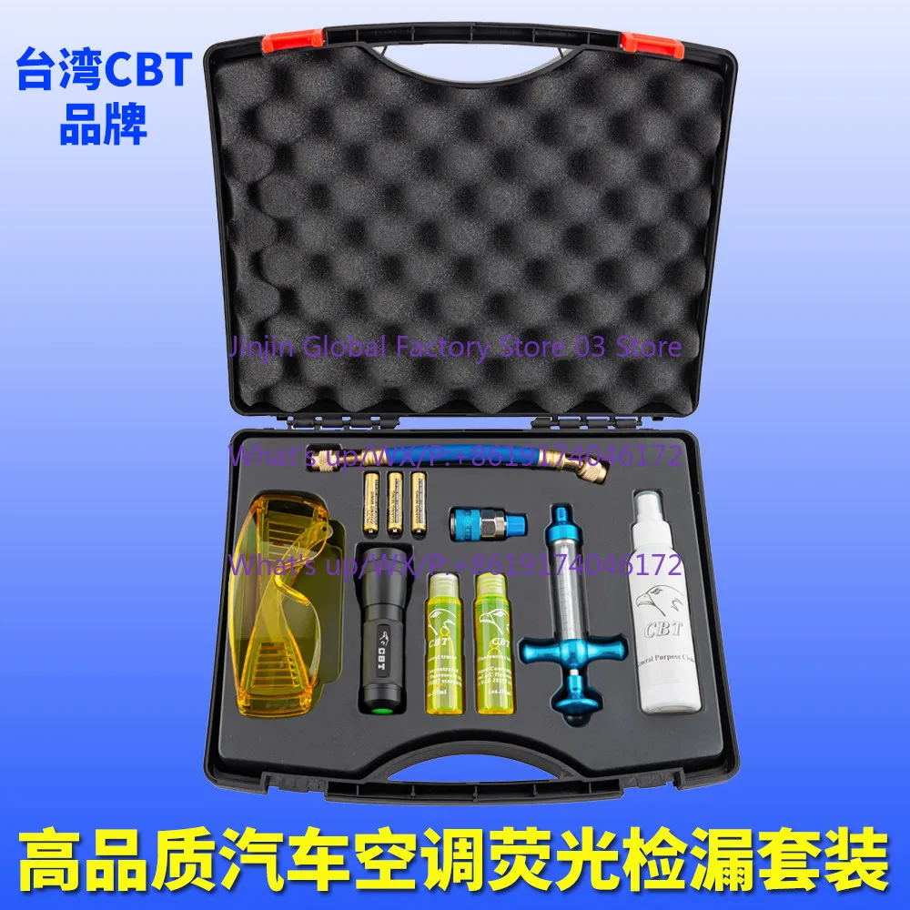 CBT Automotive Air Conditioning System Leak Detection Tool Automotive Air Conditioning Fluorescent Leak Detection Kit
CBT Automotive Air Conditioning System Leak Detection Tool Automotive Air Conditioning Fluorescent Leak Detection Kit