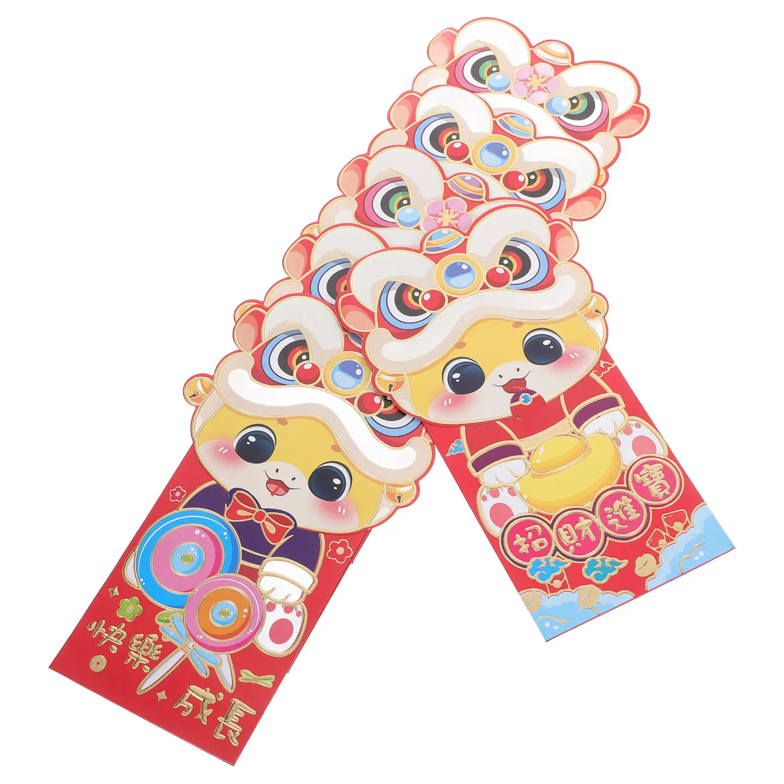 6Pcs Red Envelopes Cartoon Design 2025 New Year Flip Cover Money Envelope Traditional Chinese Lucky Red Packet
6Pcs Red Envelopes Cartoon Design 2025 New Year Flip Cover Money Envelope Traditional Chinese Lucky Red Packet