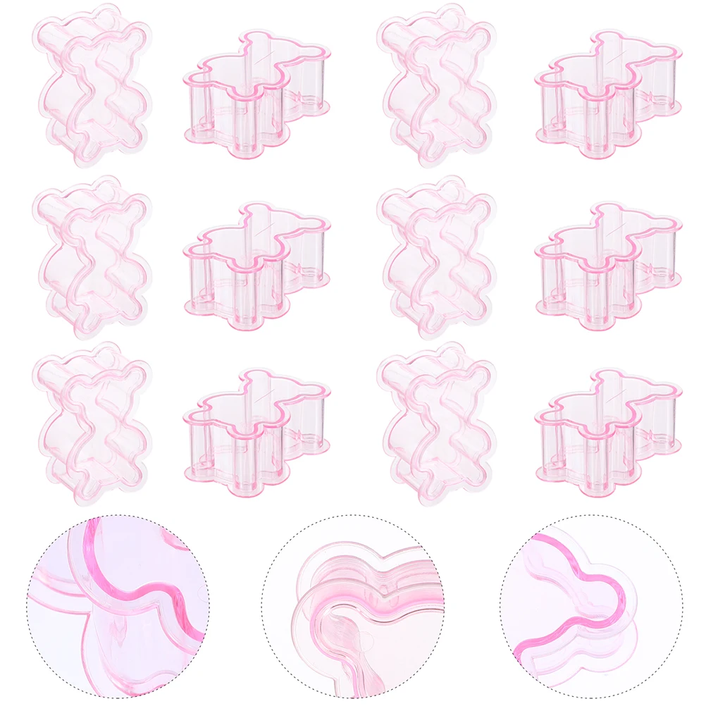 24Pcs Candy Boxes Plastic Bear Shaped Wedding Party Favor Small Portable Gift Packing Storage Boxes Gift Packing Cases
24Pcs Candy Boxes Plastic Bear Shaped Wedding Party Favor Small Portable Gift Packing Storage Boxes Gift Packing Cases