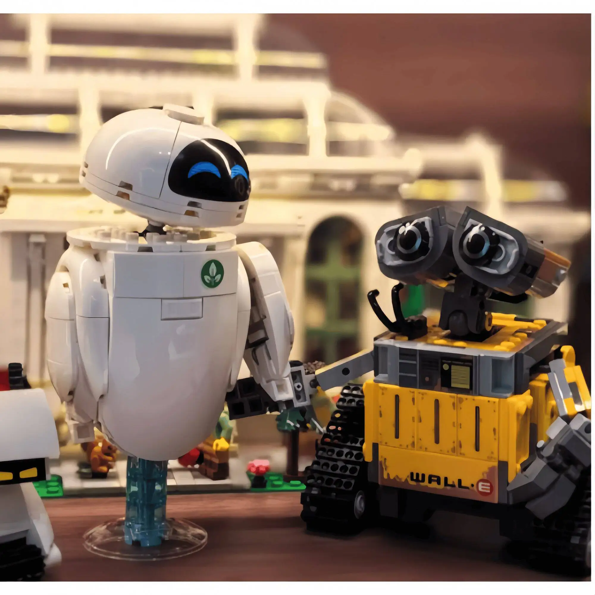 New product building blocks Walli and Eva series robot 43279 ornaments Children's assembled building blocks Boy toys Holiday gif
New product building blocks Walli and Eva series robot 43279 ornaments Children's assembled building blocks Boy toys Holiday gif