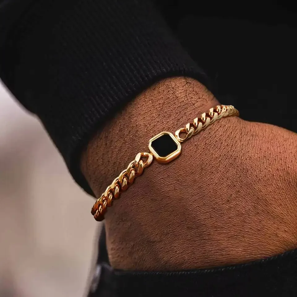 5mm Width Adjustable Chain Bracelet for Men, Stainless Steel Acrylic Six-Sided Polished Jewelry Gifts for Husband Son Him
5mm Width Adjustable Chain Bracelet for Men, Stainless Steel Acrylic Six-Sided Polished Jewelry Gifts for Husband Son Him