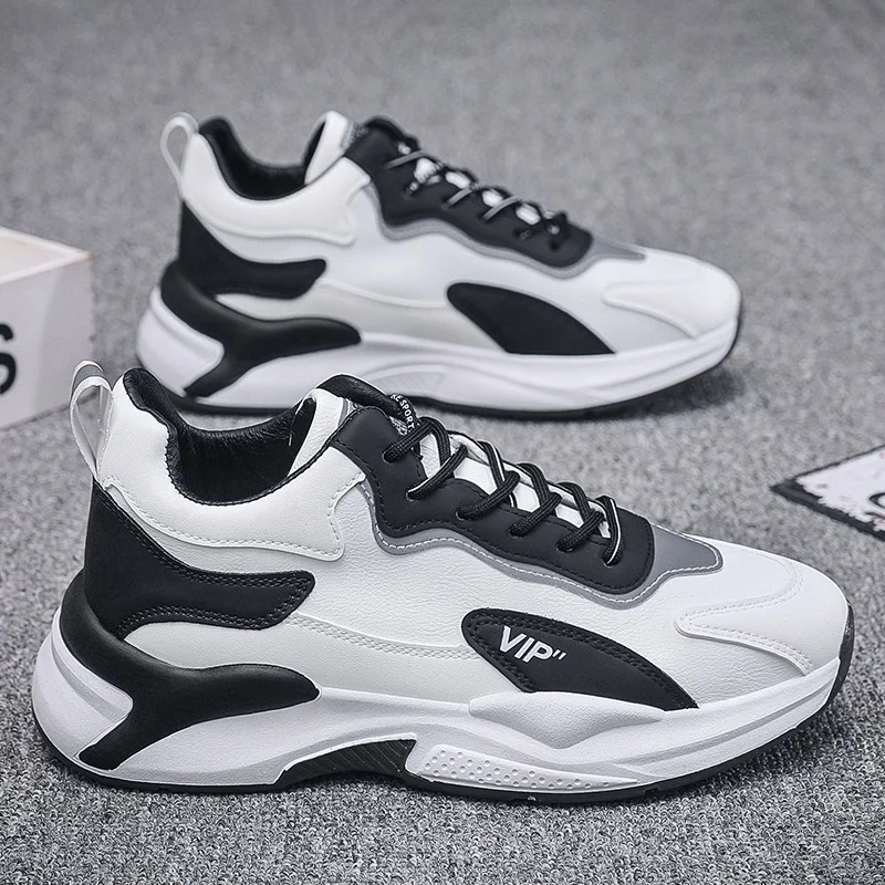 Men's Sporty Dad Shoes Leather Surface Lightweight Spring Autumn Anti-slip Wear-resistant Casual Shoes Fashionable Running Style
Men's Sporty Dad Shoes Leather Surface Lightweight Spring Autumn Anti-slip Wear-resistant Casual Shoes Fashionable Running Style