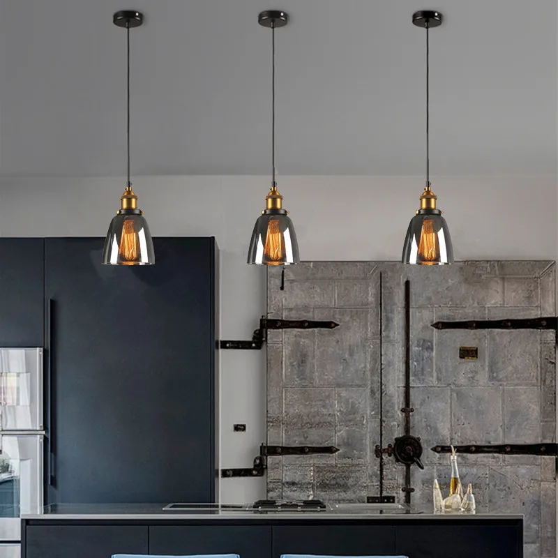 Kitchen Pendant Light Bedroom Lamp Dinning Room Ceiling Lights Office Gray Glass Lamps Bar Vintage Chandelier Lighting Free Bulb
Kitchen Pendant Light Bedroom Lamp Dinning Room Ceiling Lights Office Gray Glass Lamps Bar Vintage Chandelier Lighting Free Bulb