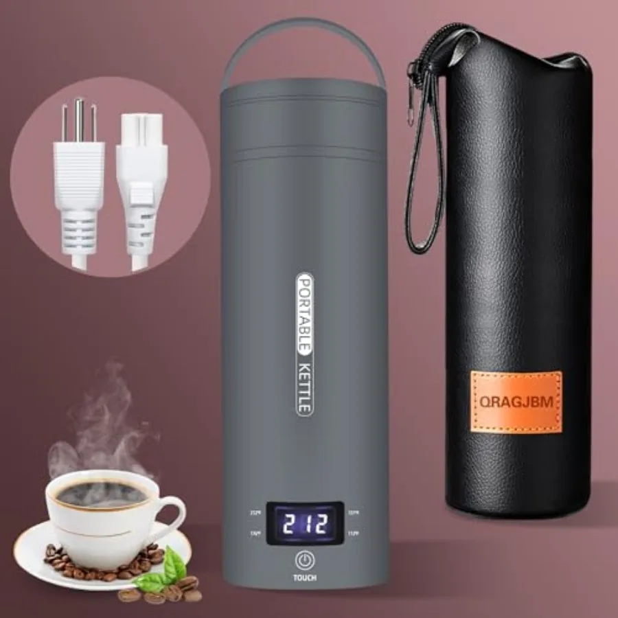Travel Electric Kettle Portable Small Mini Tea Coffee Kettle Water Boiler Water Heater with 4 Temperature Control 304 Stainless
Travel Electric Kettle Portable Small Mini Tea Coffee Kettle Water Boiler Water Heater with 4 Temperature Control 304 Stainless