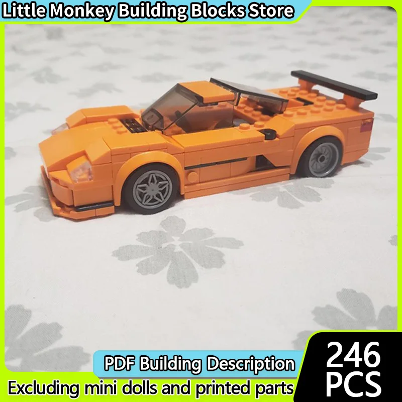 Модель скоростного гоночного автомобиля MOC, строительные кирпичи XJR-15, супер спортивный автомобиль, модульная технология, детские праздничные подарки, сборка игрушек, костюм
Модель скоростного гоночного автомобиля MOC, строительные кирпичи XJR-15, супер спортивный автомобиль, модульная технология, детские праздничные подарки, сборка игрушек, костюм