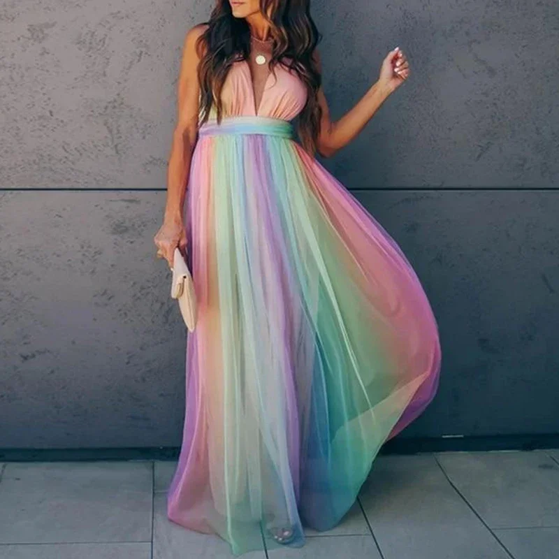 Customizable Mesh Sling Dress summer clothing for women long dress beach dress
Customizable Mesh Sling Dress summer clothing for women long dress beach dress