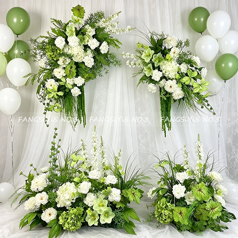 Monet Garden White Green Artificial Flowers Wedding Backdrop Floral Hanging Flower Row Road Lead Green Leaf Decor
Monet Garden White Green Artificial Flowers Wedding Backdrop Floral Hanging Flower Row Road Lead Green Leaf Decor