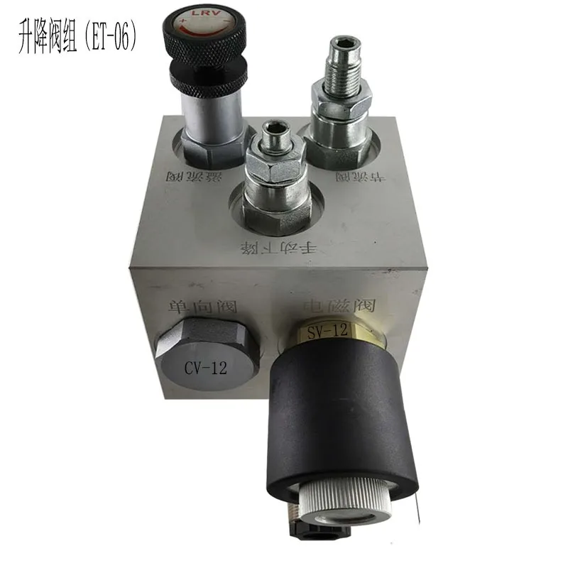 Hydraulic lift cargo elevator valve group hydraulic block ET06 regulating valve ET03 hydraulic pump station check valve DC24V
Hydraulic lift cargo elevator valve group hydraulic block ET06 regulating valve ET03 hydraulic pump station check valve DC24V