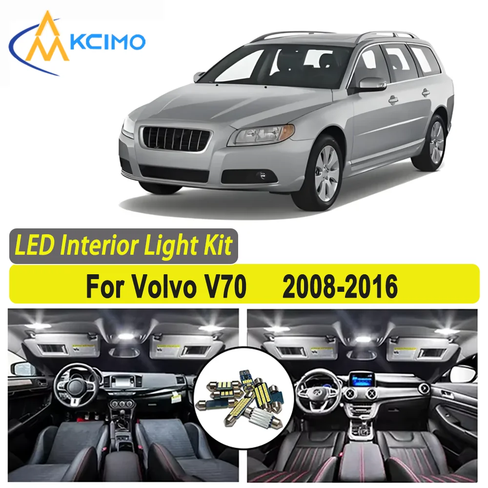 Kcimo For Volvo V70 (2008-2016) Premium Bright LED Interior Dome Map Trunk Light Kit Car Led Lamps Canbus New Car LED Lights
Kcimo For Volvo V70 (2008-2016) Premium Bright LED Interior Dome Map Trunk Light Kit Car Led Lamps Canbus New Car LED Lights