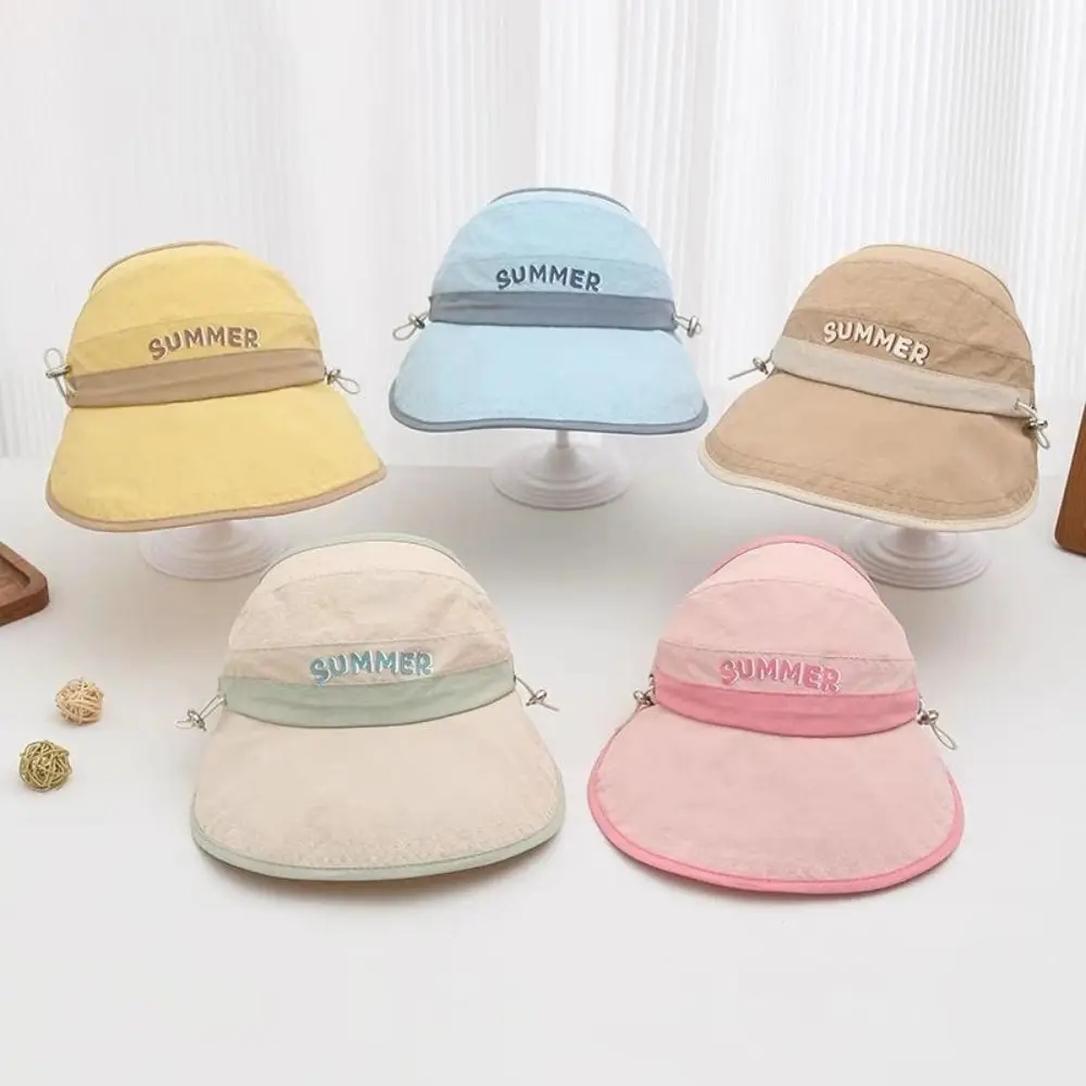 Comfortable Big Brim Baby Sun Hat Quick-dry Korean Style Kids Empty Top Cap Breathable Anti UV Children Sunshade Hat Infant
Comfortable Big Brim Baby Sun Hat Quick-dry Korean Style Kids Empty Top Cap Breathable Anti UV Children Sunshade Hat Infant