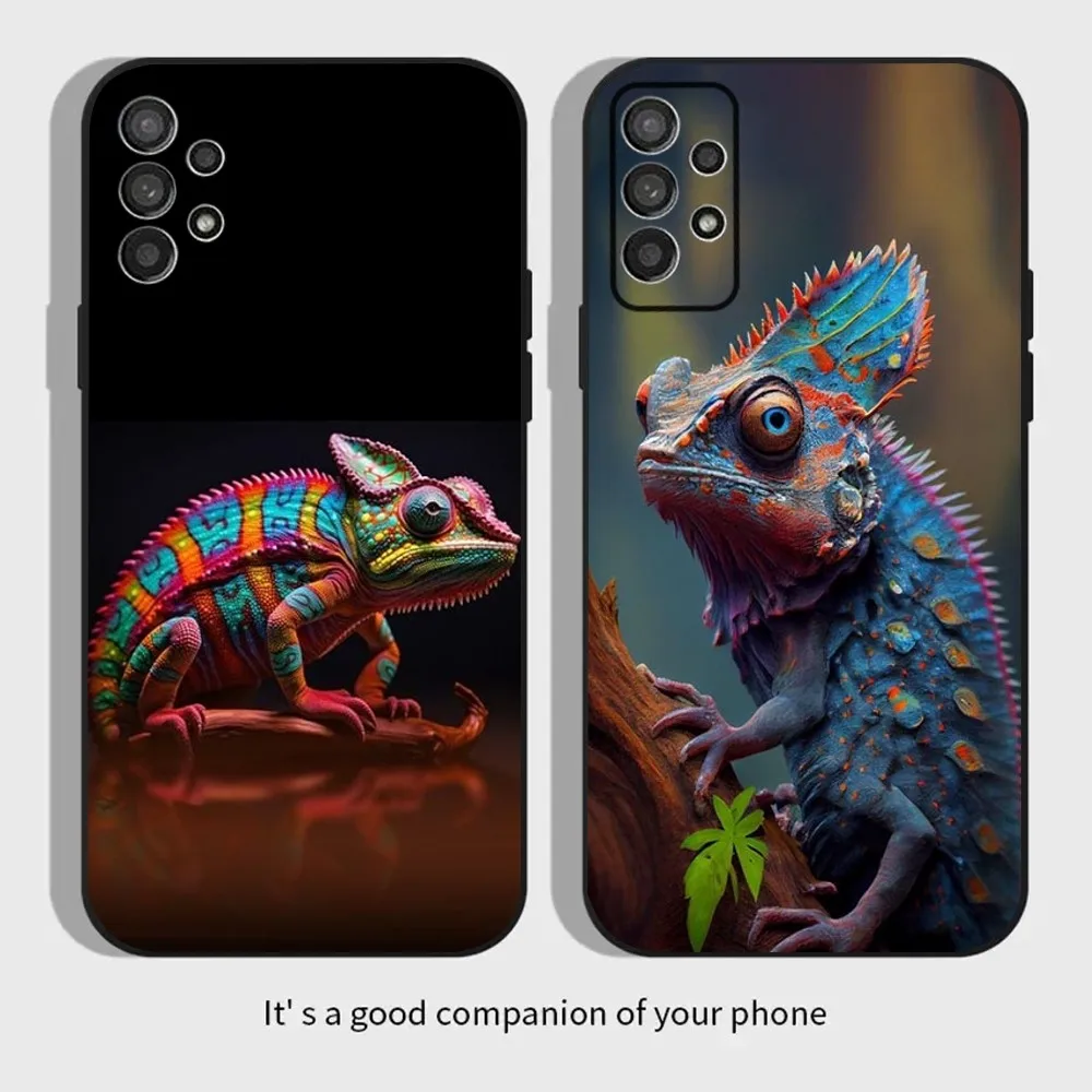 Animal Chameleon Phone Case For Samsung Galaxy A13,A21s,A22,A31,A32,A52,A53,A71,A80,A91 Soft Black Cover
Animal Chameleon Phone Case For Samsung Galaxy A13,A21s,A22,A31,A32,A52,A53,A71,A80,A91 Soft Black Cover