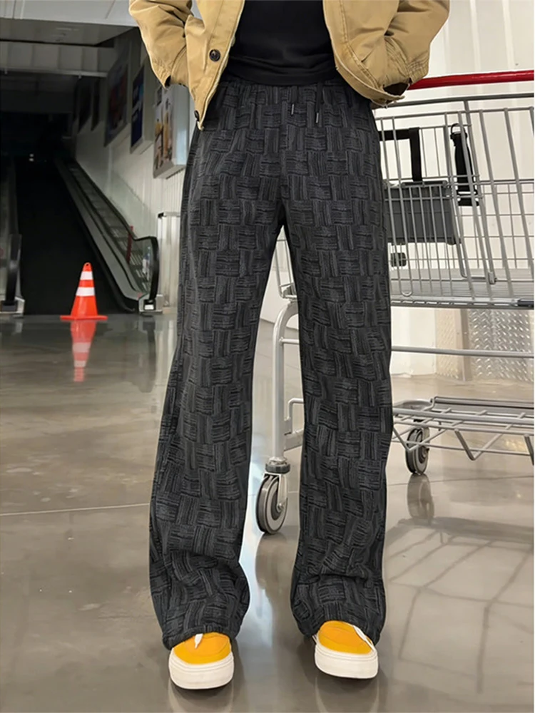 High Waist Slimming Tie Dye Fleece Lined Casual Pants Men's Autumn Winter Drapey Wide Leg Comfortable Loose Style Trousers
High Waist Slimming Tie Dye Fleece Lined Casual Pants Men's Autumn Winter Drapey Wide Leg Comfortable Loose Style Trousers