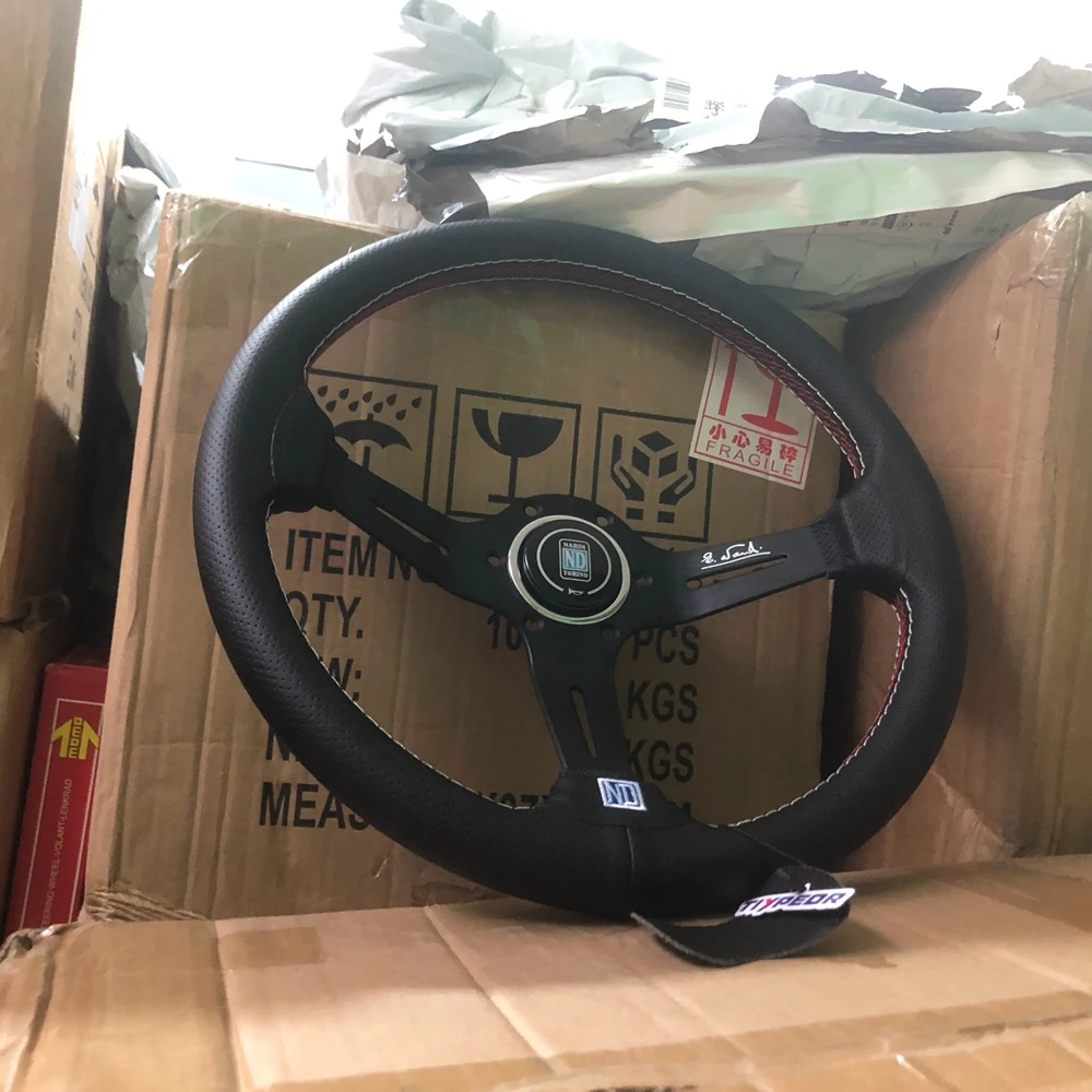 Рулевое колесо Nardi Classic Drift, 14 дюймов, Гоночное ралли из натуральной кожи, для VW, BMW, Toyota, Nissan
Рулевое колесо Nardi Classic Drift, 14 дюймов, Гоночное ралли из натуральной кожи, для VW, BMW, Toyota, Nissan