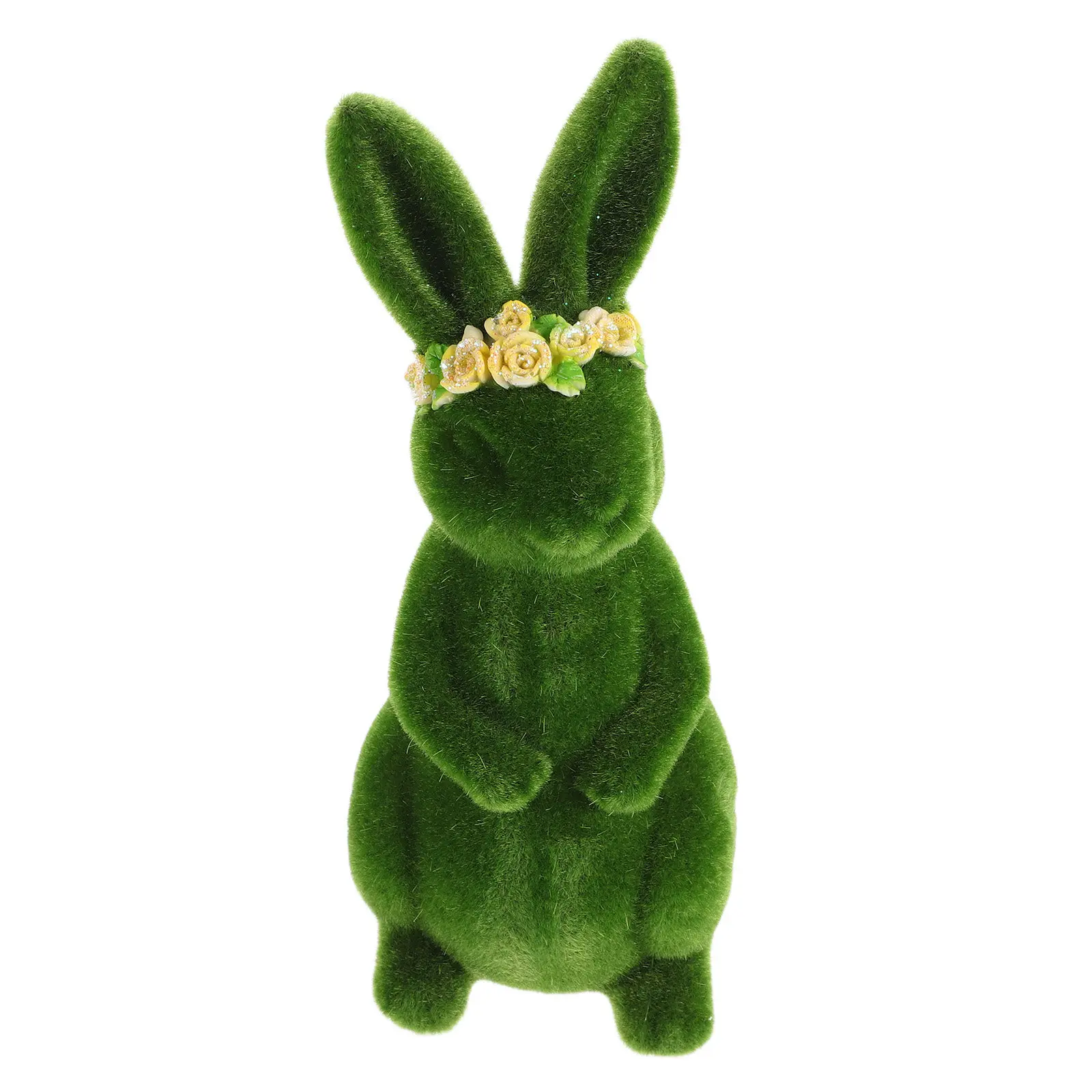 Пасхальная садовая статуэтка кролика с флокированной текстурой, украшение для газона, весенний центральный элемент для стола, маленькая садовая фигурка животного
Пасхальная садовая статуэтка кролика с флокированной текстурой, украшение для газона, весенний центральный элемент для стола, маленькая садовая фигурка животного