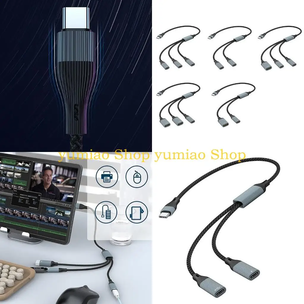 587B 60W USB C Splitter Cable for Efficient Charging and Data Transfer on the Go
587B 60W USB C Splitter Cable for Efficient Charging and Data Transfer on the Go