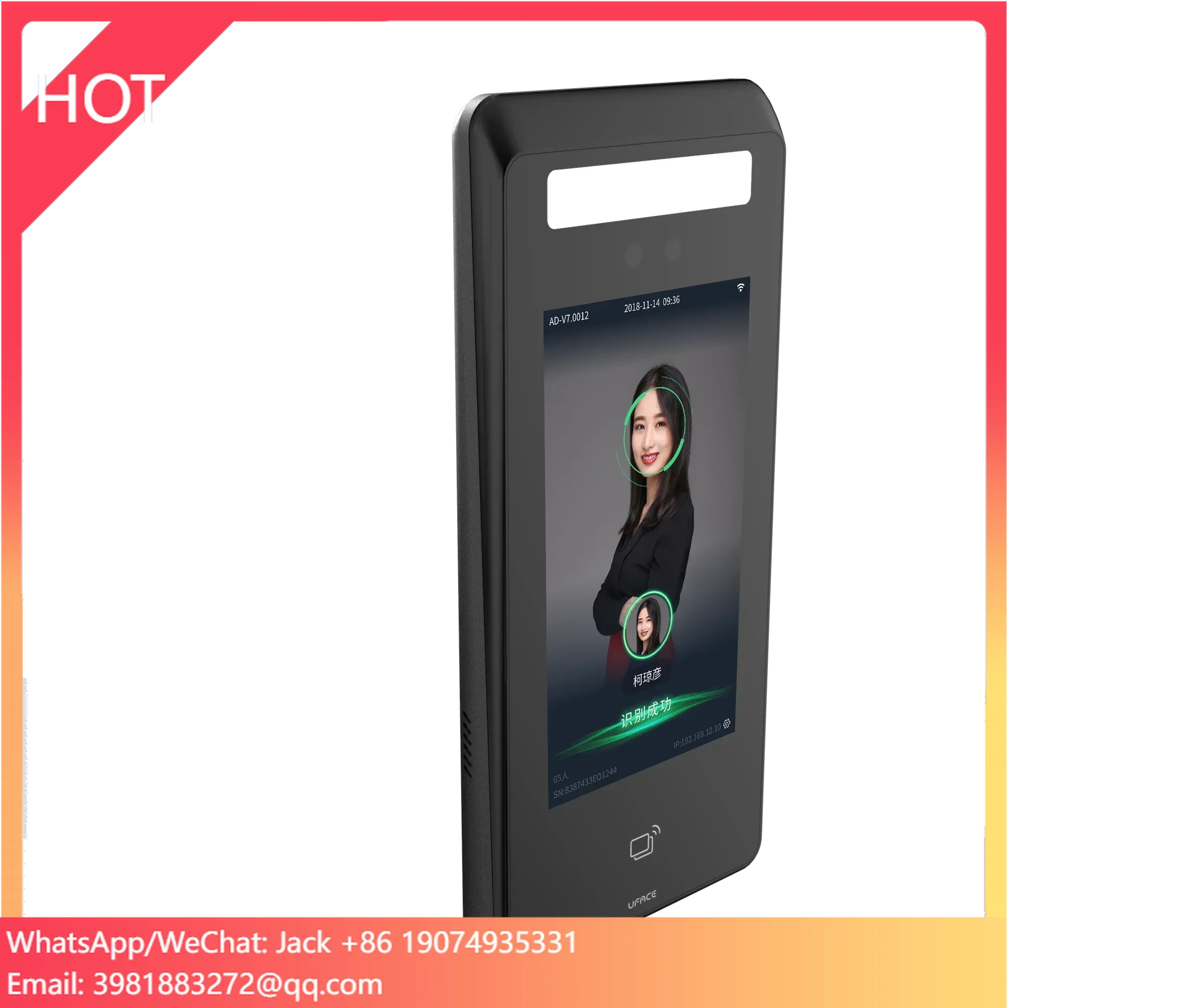 Professional Face Detection Time Attendance Access Control Facial Recognition System
Professional Face Detection Time Attendance Access Control Facial Recognition System