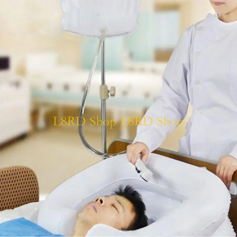 L8RD Inflatable Hair Washing Basin for Bedridden.Portable Shampoo Bowl with Pillow
L8RD Inflatable Hair Washing Basin for Bedridden.Portable Shampoo Bowl with Pillow