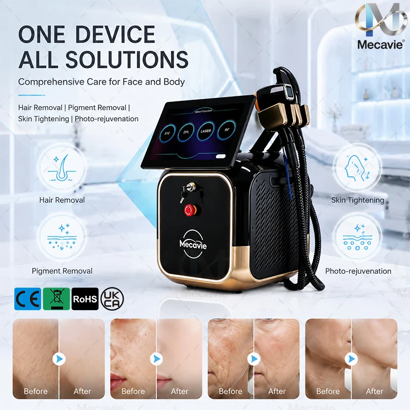 Mecavie 4 In 1 Soprano Titanium Diode Laser Hair Removal Machine 4-Wave Design 4000W High Power Painless Permanent Depilation Po
Mecavie 4 In 1 Soprano Titanium Diode Laser Hair Removal Machine 4-Wave Design 4000W High Power Painless Permanent Depilation Po