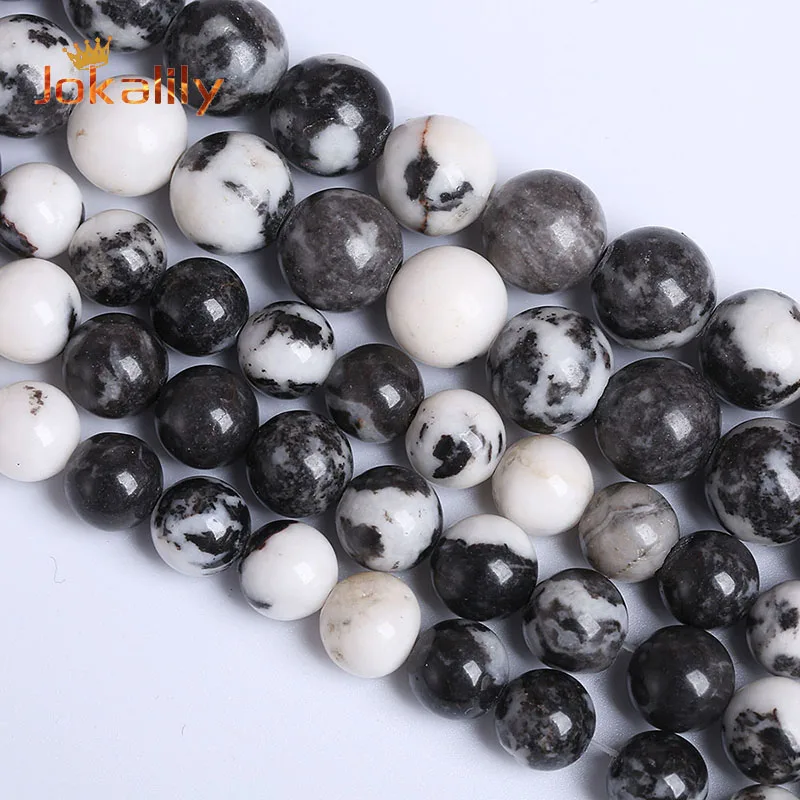Black Zebra Jaspers Beads Natural Stone Round Loose Beads For Jewelry Making DIY Bracelet Necklace Accessories 15" 4 6 8 10 12mm
Black Zebra Jaspers Beads Natural Stone Round Loose Beads For Jewelry Making DIY Bracelet Necklace Accessories 15" 4 6 8 10 12mm