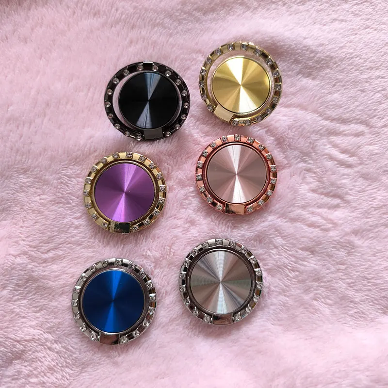 Fashion Creative Bling Glitter Edge Diamond Bracket Screw Thread Foldable Metal Finger Ring Mobile Phone Stand Support Couqa
Fashion Creative Bling Glitter Edge Diamond Bracket Screw Thread Foldable Metal Finger Ring Mobile Phone Stand Support Couqa