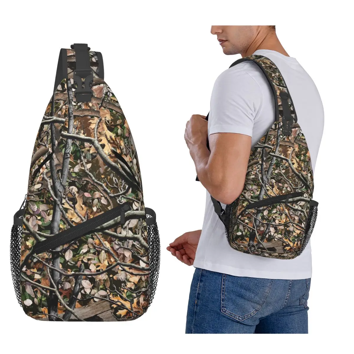 Real Tree Camouflage Camo Chest Bag Men Sling Crossbody Backpack Chest Bag Traveling Hiking Daypack Shoulder Bag
Real Tree Camouflage Camo Chest Bag Men Sling Crossbody Backpack Chest Bag Traveling Hiking Daypack Shoulder Bag
