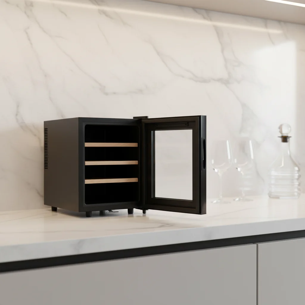 32L 12BOTTLES Thermoelectric Wine Refrigerator standing Mini Cooler
32L 12BOTTLES Thermoelectric Wine Refrigerator standing Mini Cooler