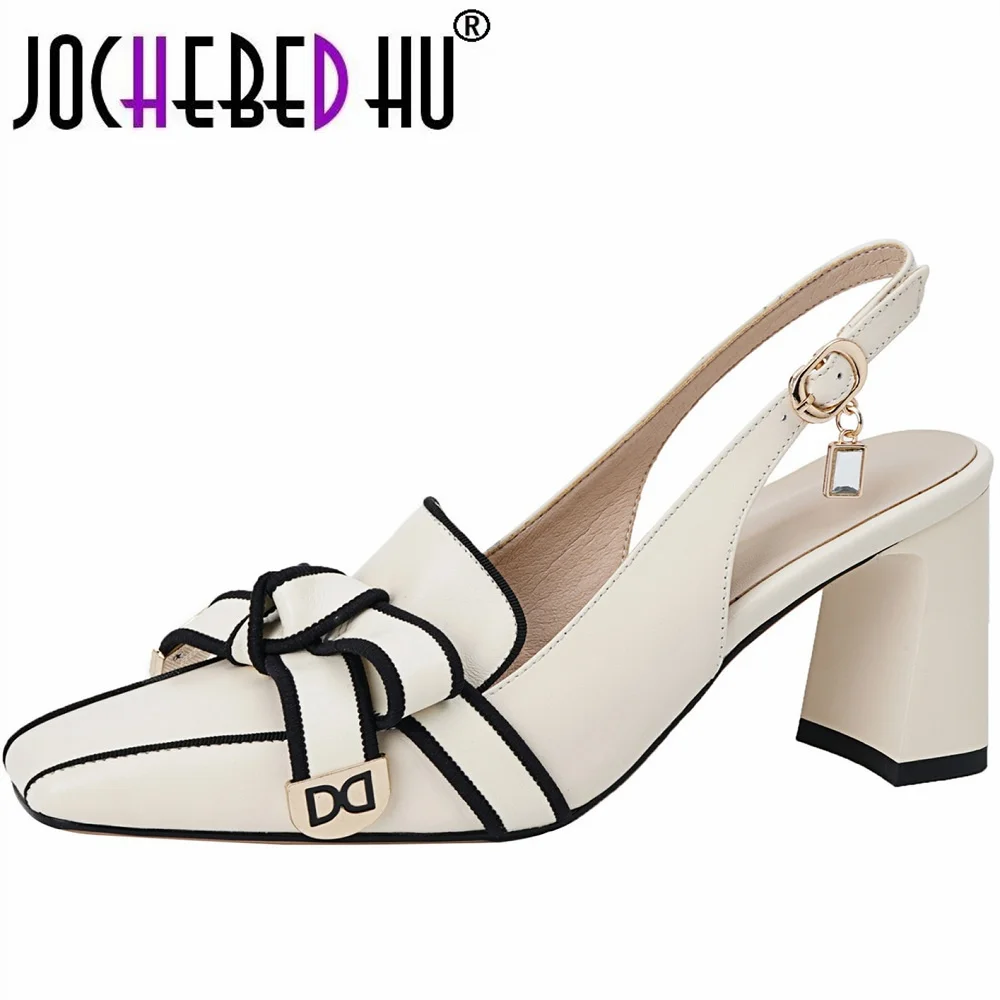 【JOCHEBED HU】2025 New Summer French Retro High-heeled Lady Sandals Female Thick Heel Square Toe with Back Empty Shoe Trend 33-46
【JOCHEBED HU】2025 New Summer French Retro High-heeled Lady Sandals Female Thick Heel Square Toe with Back Empty Shoe Trend 33-46