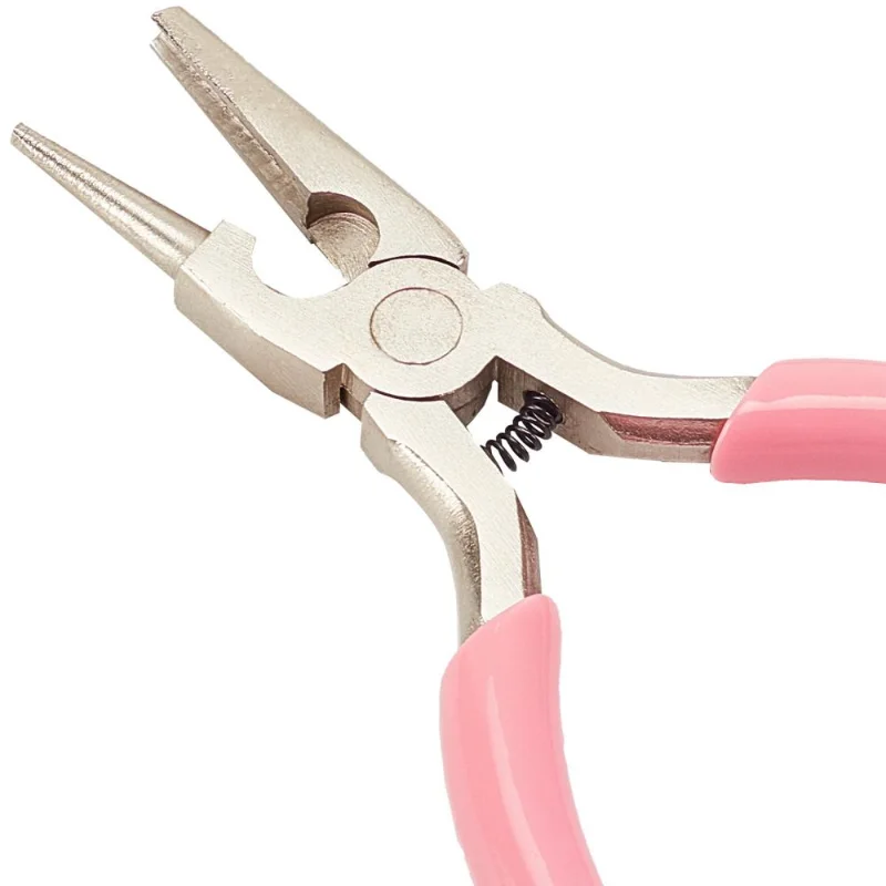 45# Carbon Steel Concave Round Nose Pliers for Loops Jump Rings Bending Forming DIY Jewelry Making Non-slip Handle Hand Tool
45# Carbon Steel Concave Round Nose Pliers for Loops Jump Rings Bending Forming DIY Jewelry Making Non-slip Handle Hand Tool
