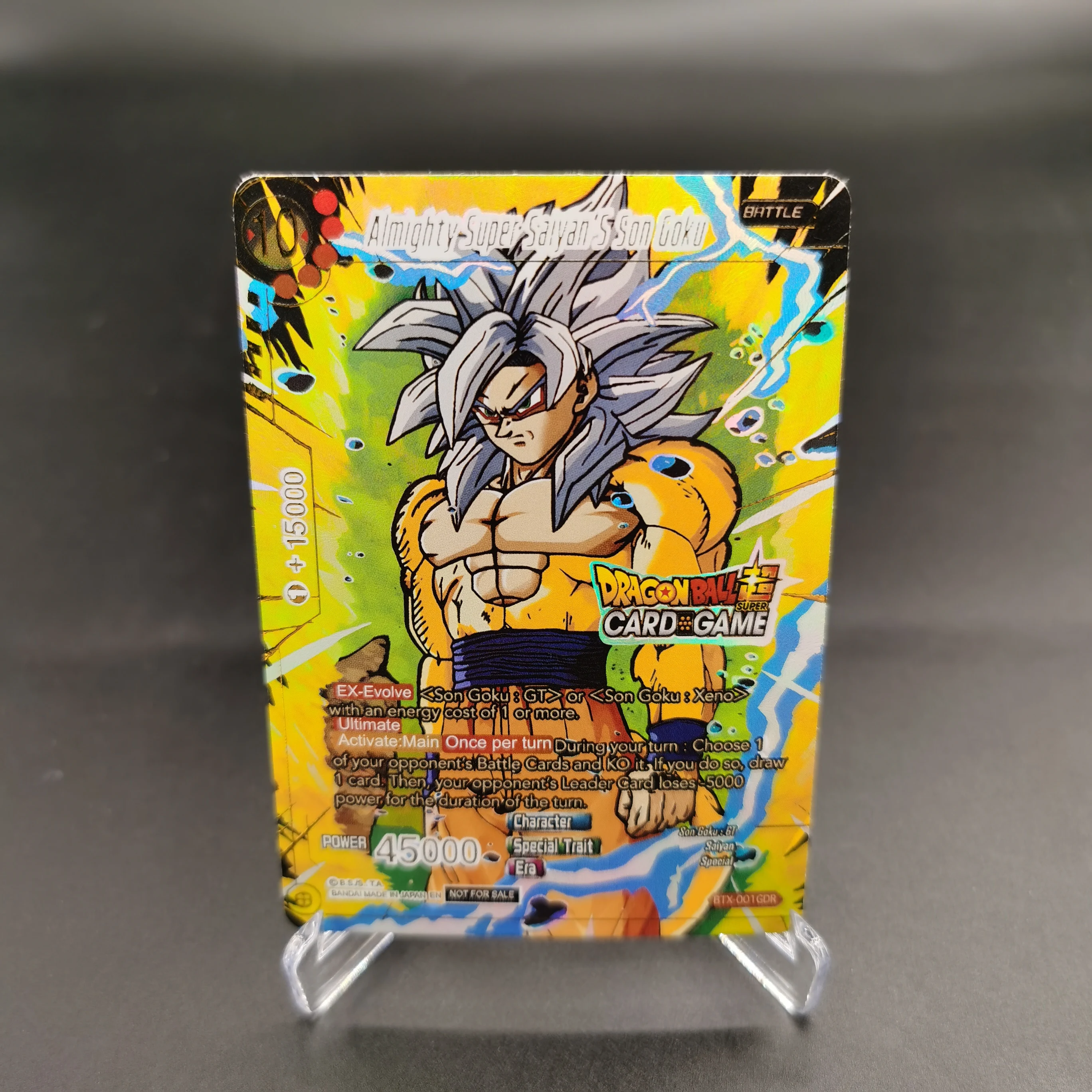 Dragon Ball Collection Cards Son Goku EN DIY High Quality Self Made Game Anime Cards Gift Toy
Dragon Ball Collection Cards Son Goku EN DIY High Quality Self Made Game Anime Cards Gift Toy