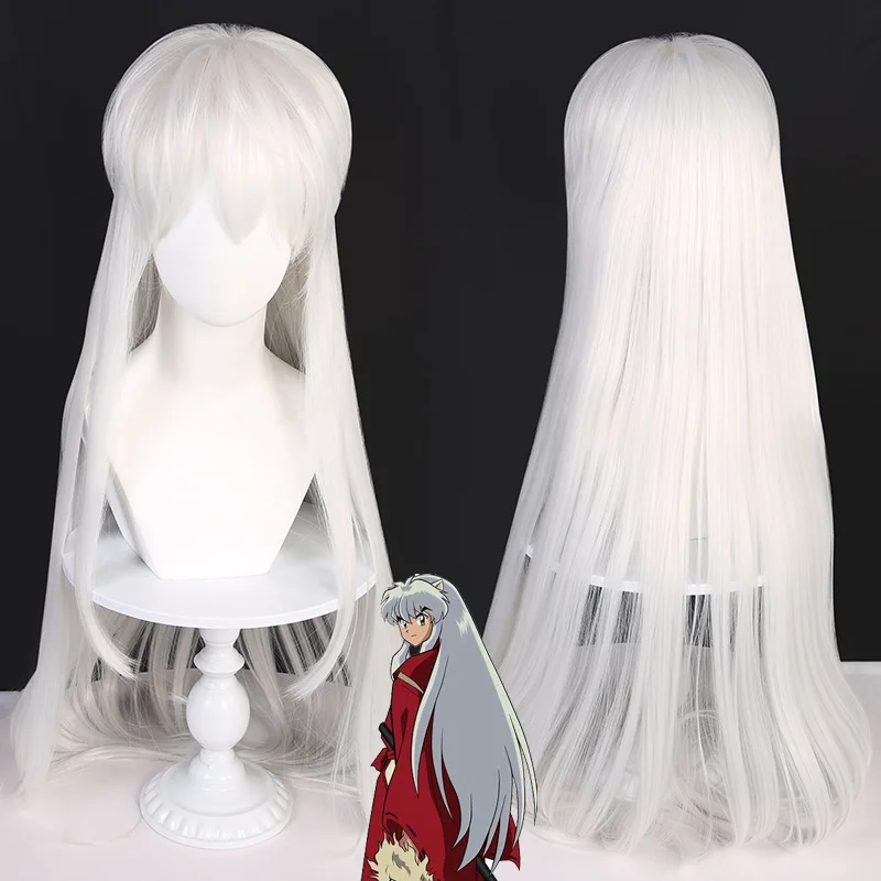 Original Version Silver White Synthetic Wig Inu Dual-Inspired Cosplay Costume Heat Resistant Fiber Party Hair Anime Accessory
Original Version Silver White Synthetic Wig Inu Dual-Inspired Cosplay Costume Heat Resistant Fiber Party Hair Anime Accessory