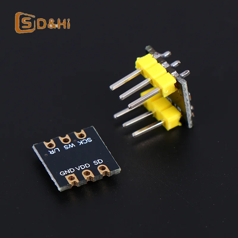 Модуль всенаправленного микрофона INMP441, MEMS-датчик, 24-битный высокоточный датчик с низким энергопотреблением, цифровой выход I2S, модуль датчика для ESP32
Модуль всенаправленного микрофона INMP441, MEMS-датчик, 24-битный высокоточный датчик с низким энергопотреблением, цифровой выход I2S, модуль датчика для ESP32