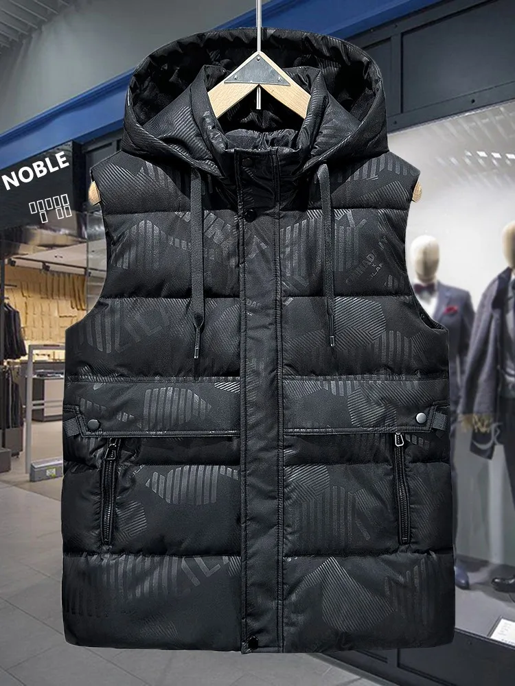 New 2025 Men's down Cotton Vest Autumn Winter Warm Camouflage Outerwear Faionable oulder Pad Removable Hood Zipper Decora...
New 2025 Men's down Cotton Vest Autumn Winter Warm Camouflage Outerwear Faionable oulder Pad Removable Hood Zipper Decora...