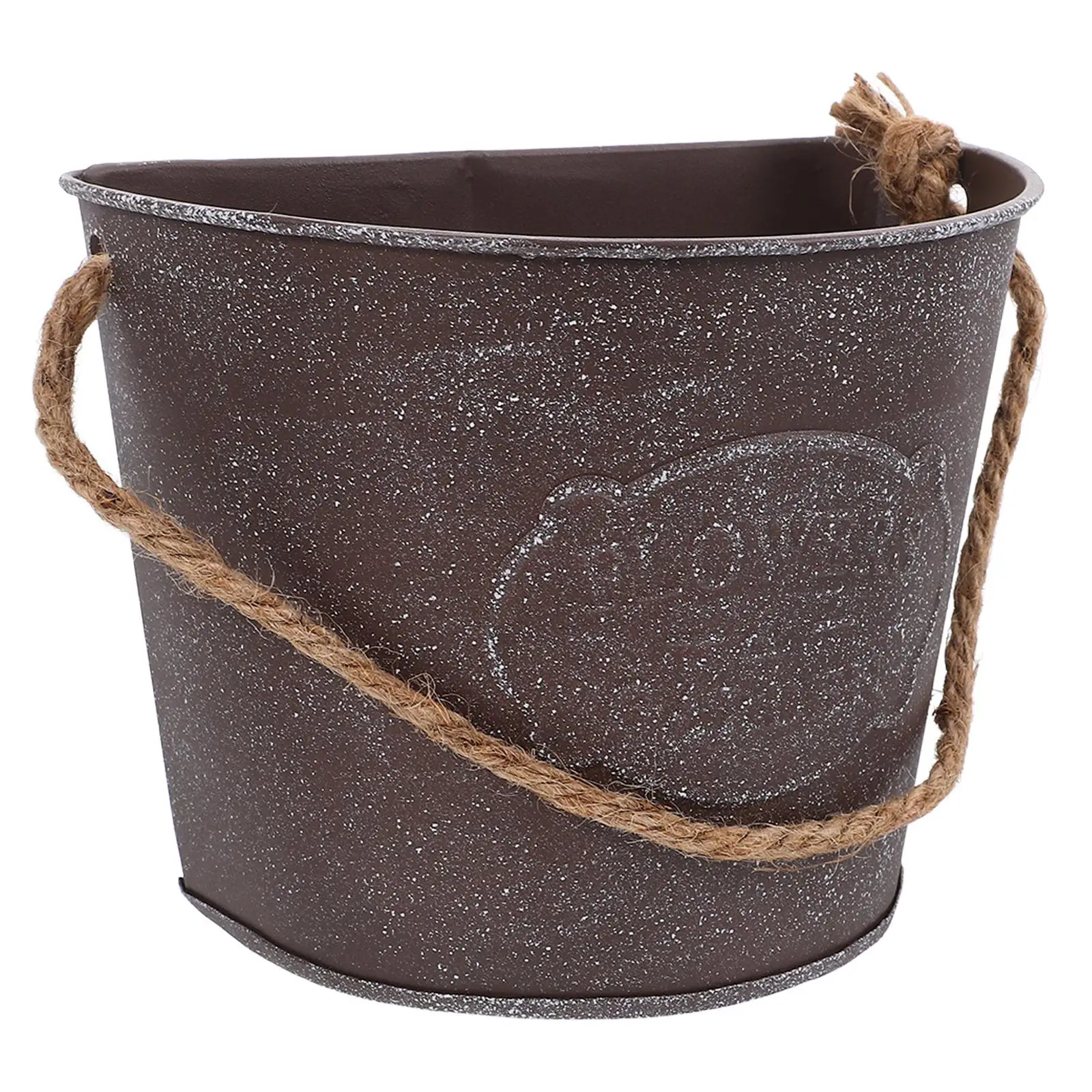 Rustic Wall-mounted Flowerpot Tin Planter Vintage Hanging Pots for Decor Durable Iron Planters Small Size Garden
Rustic Wall-mounted Flowerpot Tin Planter Vintage Hanging Pots for Decor Durable Iron Planters Small Size Garden