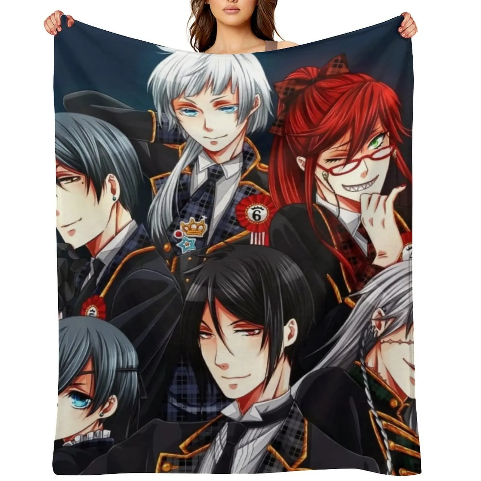 All Characters Black Butler Throw Blanket anime Summer Blankets For Sofas Camping Blankets
All Characters Black Butler Throw Blanket anime Summer Blankets For Sofas Camping Blankets