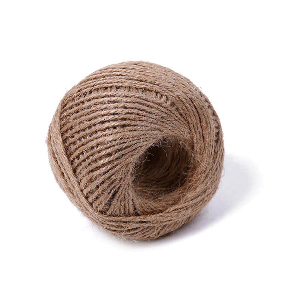 120m 1.8mm 3 Ply Jute Twine Thick Strong Rope DIY Gardening Packing Craft Gift Burlap String Decoration Binding 
120m 1.8mm 3 Ply Jute Twine Thick Strong Rope DIY Gardening Packing Craft Gift Burlap String Decoration Binding
