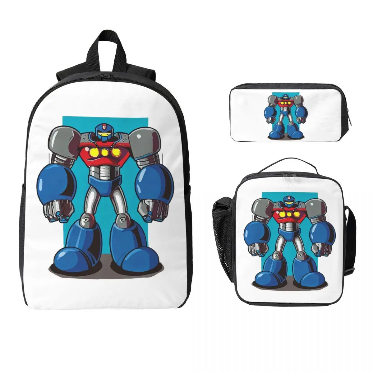 Casual Tetsujin 28 Robot Backpack Boys Girls BookBag School Bag Laptop Shoulder Bags 3ps Insulated Lunch Bag Pencil Case
Casual Tetsujin 28 Robot Backpack Boys Girls BookBag School Bag Laptop Shoulder Bags 3ps Insulated Lunch Bag Pencil Case