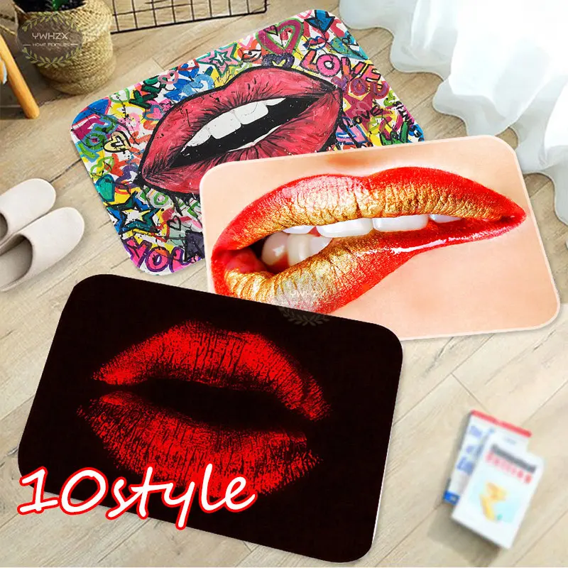 Cartoon Lip Print Entrance Door Mat Lipstick Girls Design Area Rugs Living Room Kitchen Bedroom Bathroom Non-slip Floor Doormat
Cartoon Lip Print Entrance Door Mat Lipstick Girls Design Area Rugs Living Room Kitchen Bedroom Bathroom Non-slip Floor Doormat