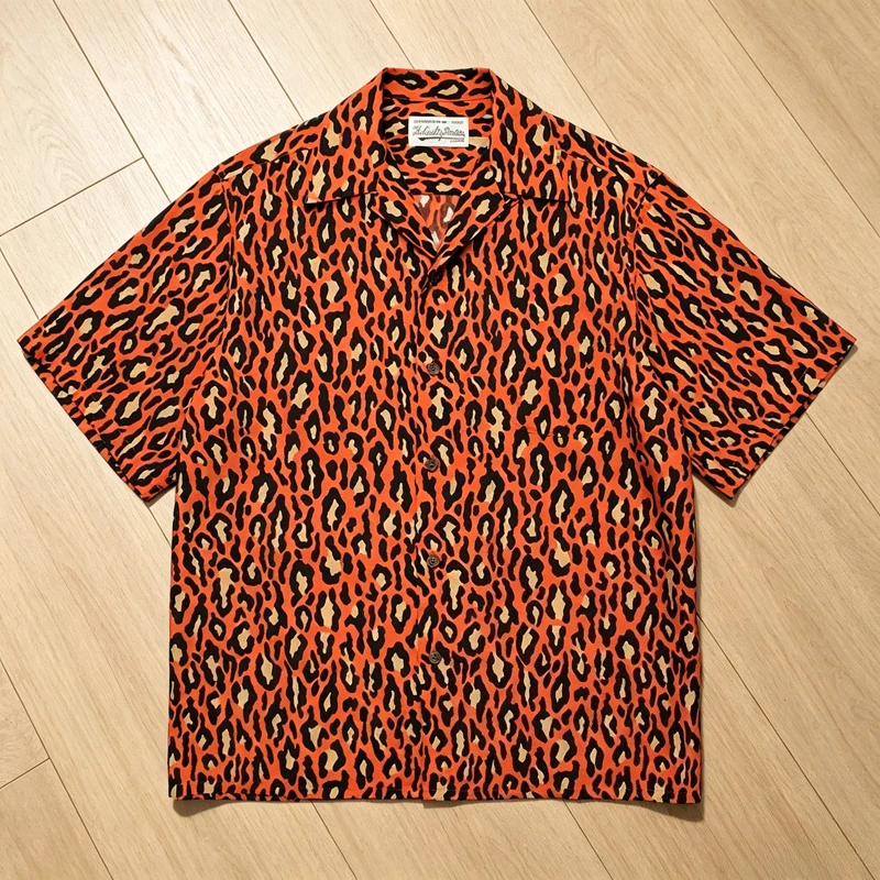 Orange Leopard Print WACKO MARIA Aloha Shirt High-quality Casual Hawaiian Shirt Streetwear
Orange Leopard Print WACKO MARIA Aloha Shirt High-quality Casual Hawaiian Shirt Streetwear