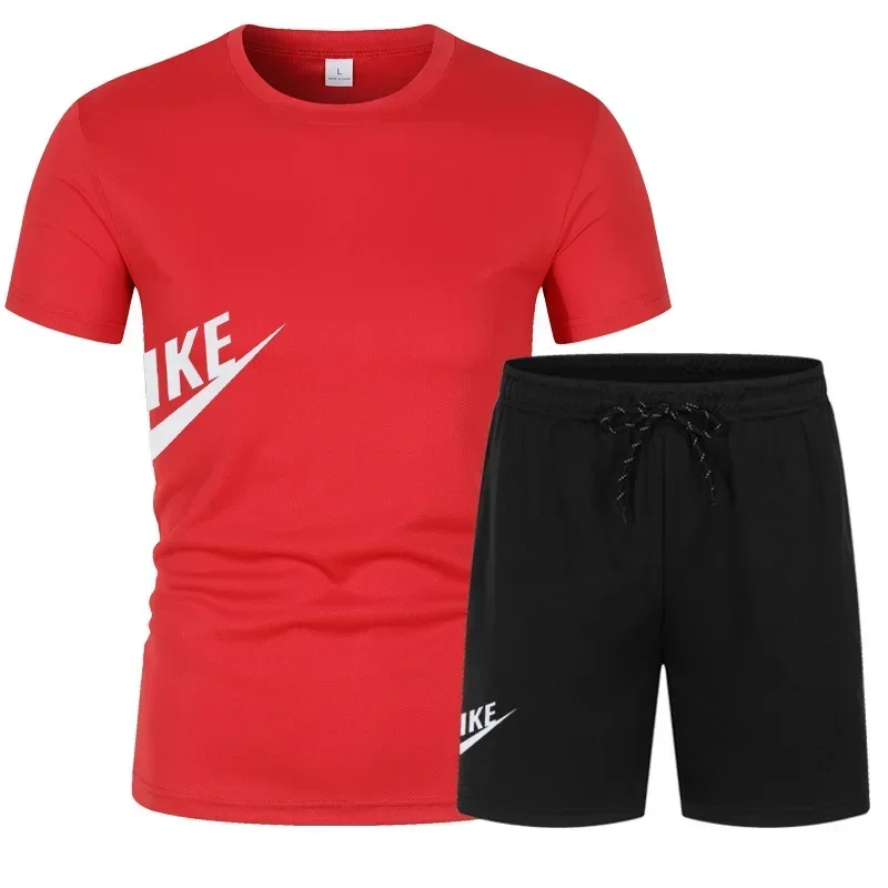 2026 men's summer T-shirt and shorts set, men's breathable sportswear set, casual and fashionable short sleeved T-shirt set
2026 men's summer T-shirt and shorts set, men's breathable sportswear set, casual and fashionable short sleeved T-shirt set
