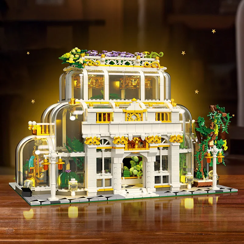 Botanical Garden Landscape Architecture with Lighting Building Block Model Set Adult and Child Assembled Toys Gift Ornaments
Botanical Garden Landscape Architecture with Lighting Building Block Model Set Adult and Child Assembled Toys Gift Ornaments