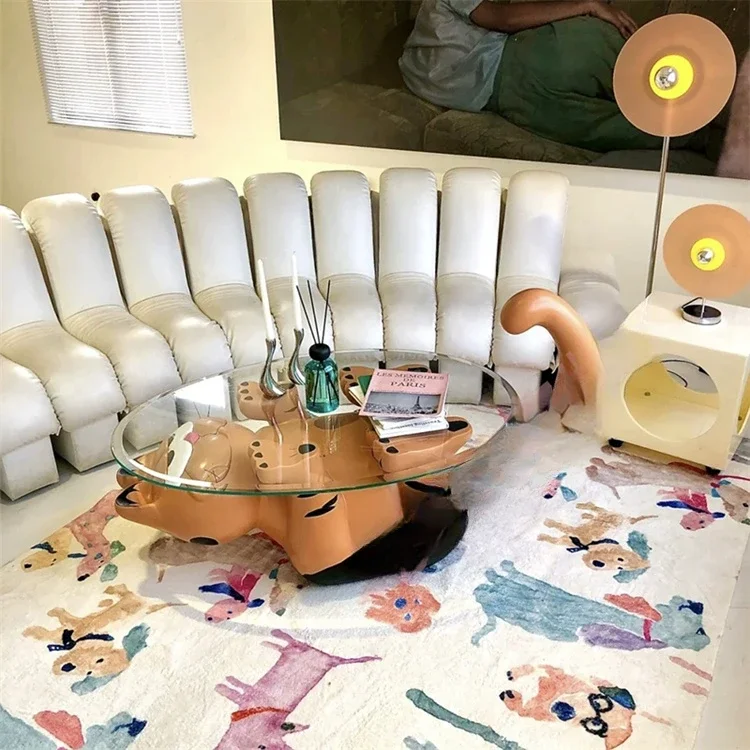cute design special-shaped creative cat tea table tempered glass table fiberglass cartoon animal coffee table
cute design special-shaped creative cat tea table tempered glass table fiberglass cartoon animal coffee table