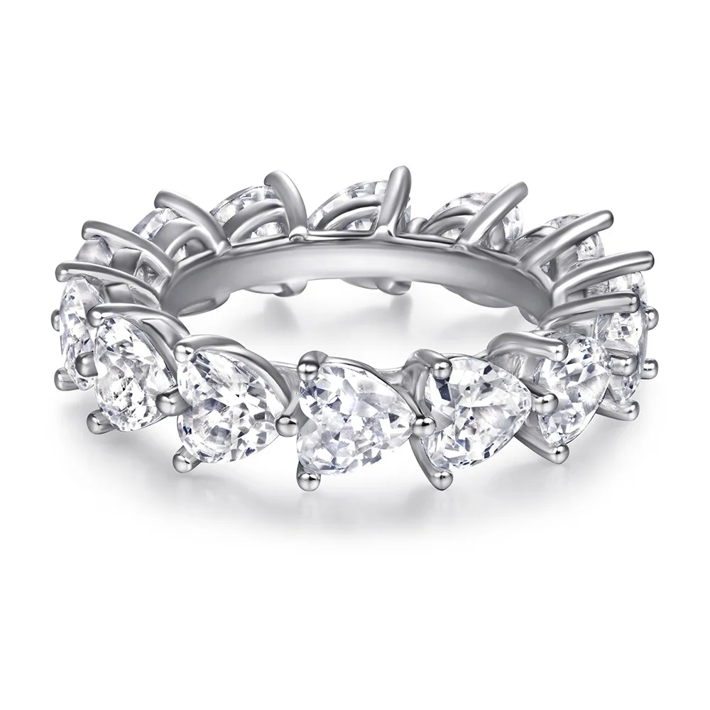 S925 pure silver plated 18K gold PT950 platinum full diamond heart-shaped ring women's rose gold white gold silver ring
S925 pure silver plated 18K gold PT950 platinum full diamond heart-shaped ring women's rose gold white gold silver ring